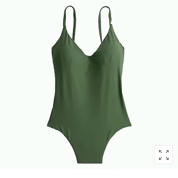 J. Crew Other - NWT J. Crew rounded v-neck one piece swimsuit